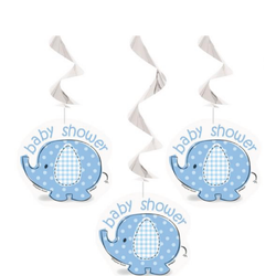 Baby Shower Boy Hängande Dekorationer Umbrellaphant