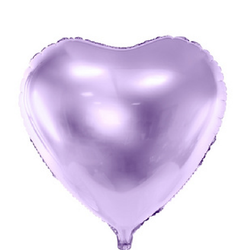 Folieballong hjärta Purple 45 cm