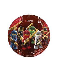 Papperstallrikar Ninjago 8st 23cm