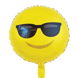 Folieballong Emoji Sunglasses 46cm