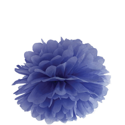 Pappersboll Pom Pom Mörkblå 25cm