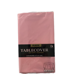 Bordsduk Light Pink Rund