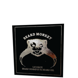 Beard Monkey Giftset Licorice – Skäggolja & Skäggschampo i presentförpackning