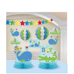 Rumsdekorationer Baby Boy Set 10 delar