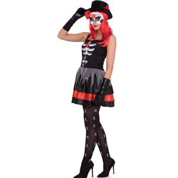 Day Of The Dead Klänning 3 pcs