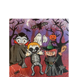 Halloween lila servetter 20-pack