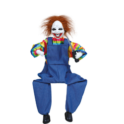 Animerad Clown med Ljud & Ljus Prop