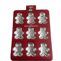 Wilton Pepparkaksgubbar Bakform – 9 små figurer i aluminium