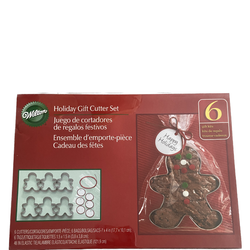 Wilton Holiday Gift Cutter Set, pepparkaksgubbar