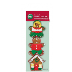 Wilton Ginger Family, 3 st kakutstickare
