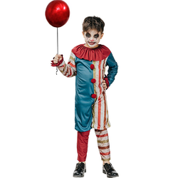 Vintage Clowndräkt Barn pojke