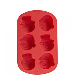 Wilton Snögubbar Silikonform – 6 st bak- & dessertfigurer