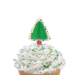 Wilton Julgran (3D), 12 st muffinsflaggor