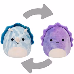 Squishmallows Delilah the Purple Dino/Jerome the Blue Dino 13 cm