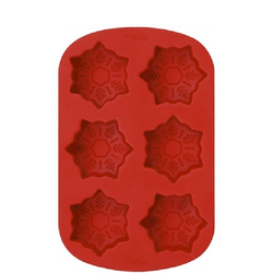 Wilton Snöflingor Silikonform – 6 st vinterfigurer för dessert & bakning