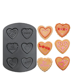 Wilton Cookie Hearts – Bakform för hjärtformade kakor