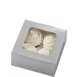 Wilton Cupcake askar, 3 st silver