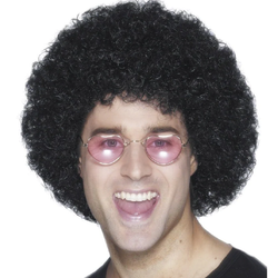 Peruk Liten Afro svart