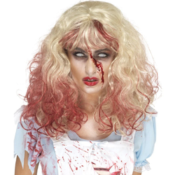 Peruk Alice Zombie Blodig
