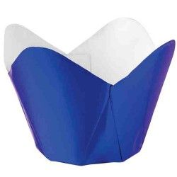Wilton Blue Metallic, 15 st muffinskoppar