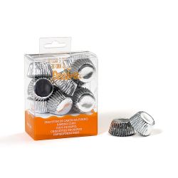 Decora Silver, 180 st små muffinsformar