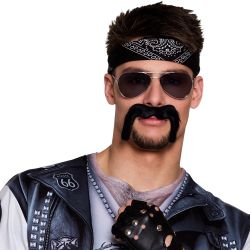 Mustasch biker