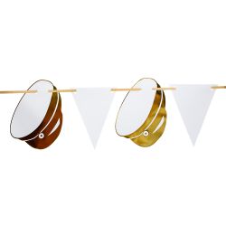 Studentmössor Girlang Guld