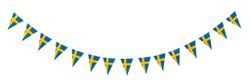 Girlang Sverigeflagga 3,6m