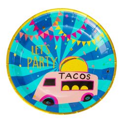 Papperstallrikar Taco 23cm.