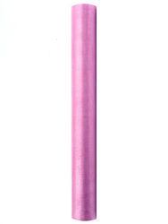 Organzatyg på Rulle Rosa