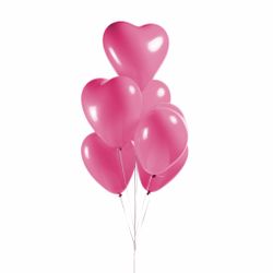 Hjärtformade Ballonger Rosa