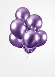 Latexballonger Mirror Purple 10pcs