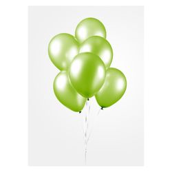 Latexballonger Pearl Lime Green 10pcs