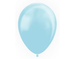 Latexballonger Macron Light Blue 10pcs