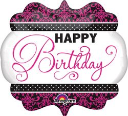 Supershape Folieballong Happy Birthday