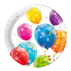 Papperstallrikar Ballonger