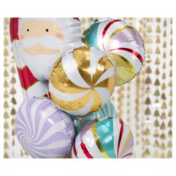 Folieballong Karamell 35 cm Guld