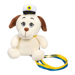 Studentnalle Hund Vit/Brun