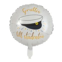 Folieballong Grattis Till Studenten