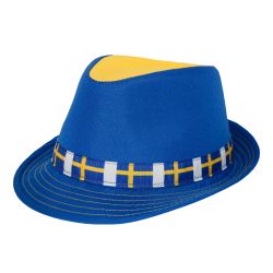 Supporthatt Fedora – Heja Sverige, Blå/Gul (One Size)