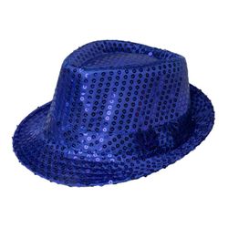 Glitterhatt Mörkblå