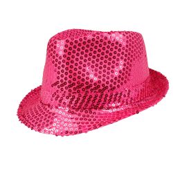 Glitterhatt Cerise