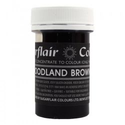 Sugarflair Colours Brun, pastafärg (Woodland Brown - SC)