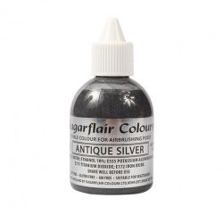 Sugarflair Colours Silver, airbrushfärg (Antique Silver - SC)