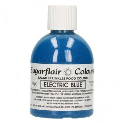 Sugarflair Colours Glittersocker, Blå 100g (Electric Blue - SC)