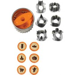Wilton Halloween, Linzer-kakform i 7 delar