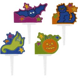 Halloween Party, 8 st muffinsflaggor