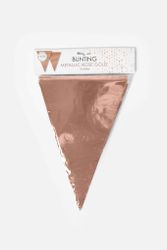 Flaggirlang Metallic Rose Gold 20 x 30 cm
