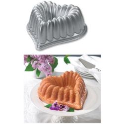 Nordic Ware Elegant Heart – Hjärtformad Bakform i Aluminium