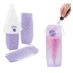 Wilton Spritspåsehållare – 3-pack hållare för fyllning & torkning